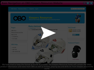  Basic Navigation of the OBO Keepers Resources Website 