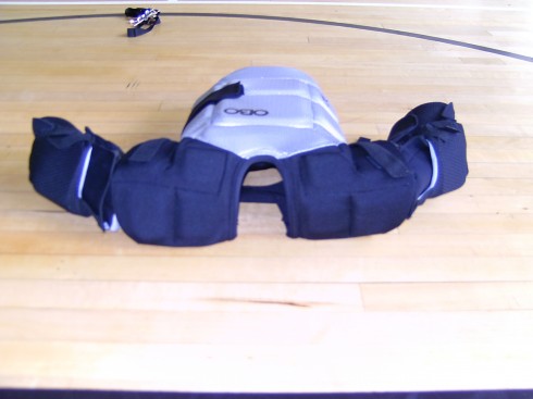 View from shoulder